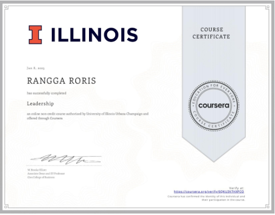 Course Certificate